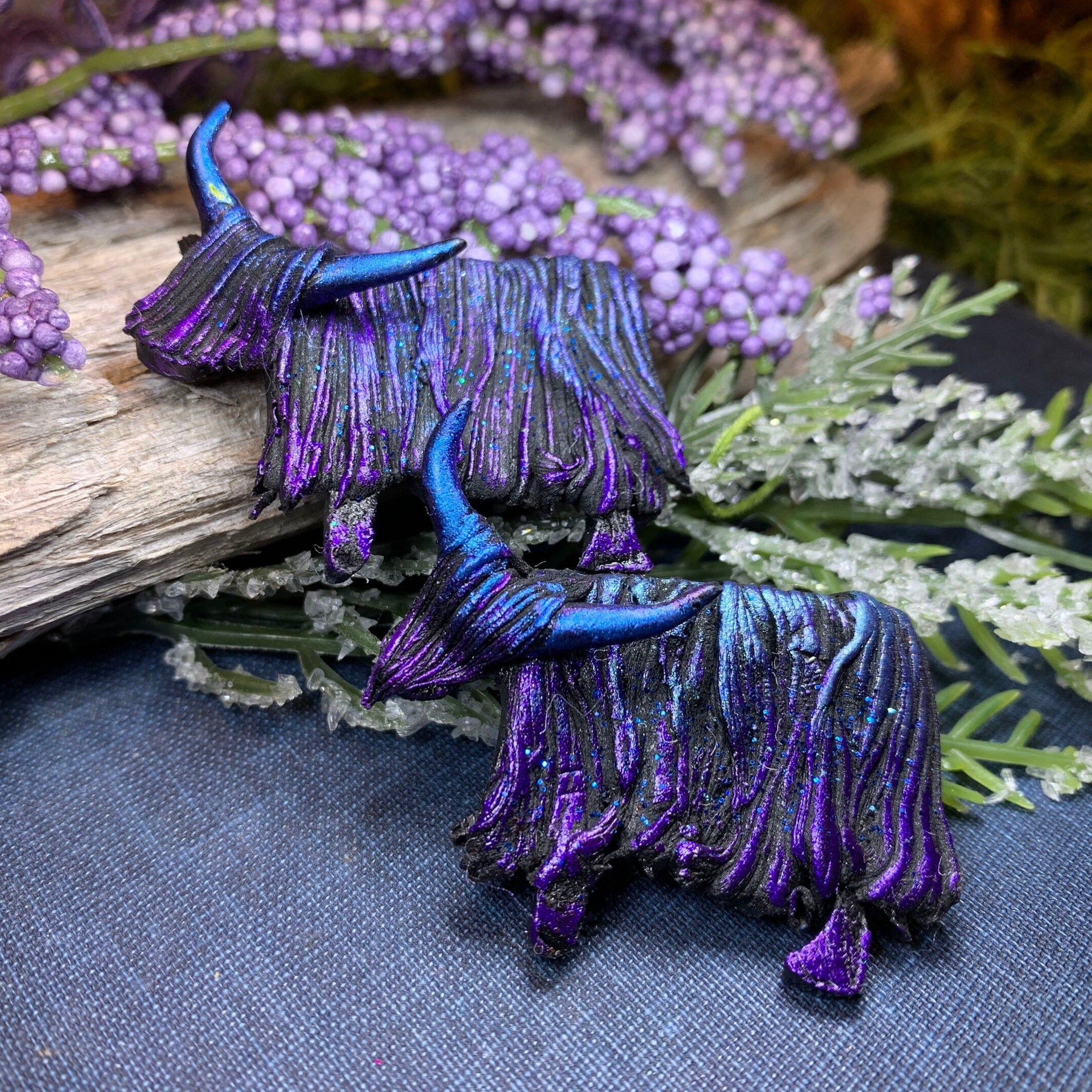 Shaggy Highland Cow Brooch