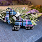 Tartan Dog Scottish Brooch