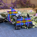 Tartan Dog Scottish Brooch