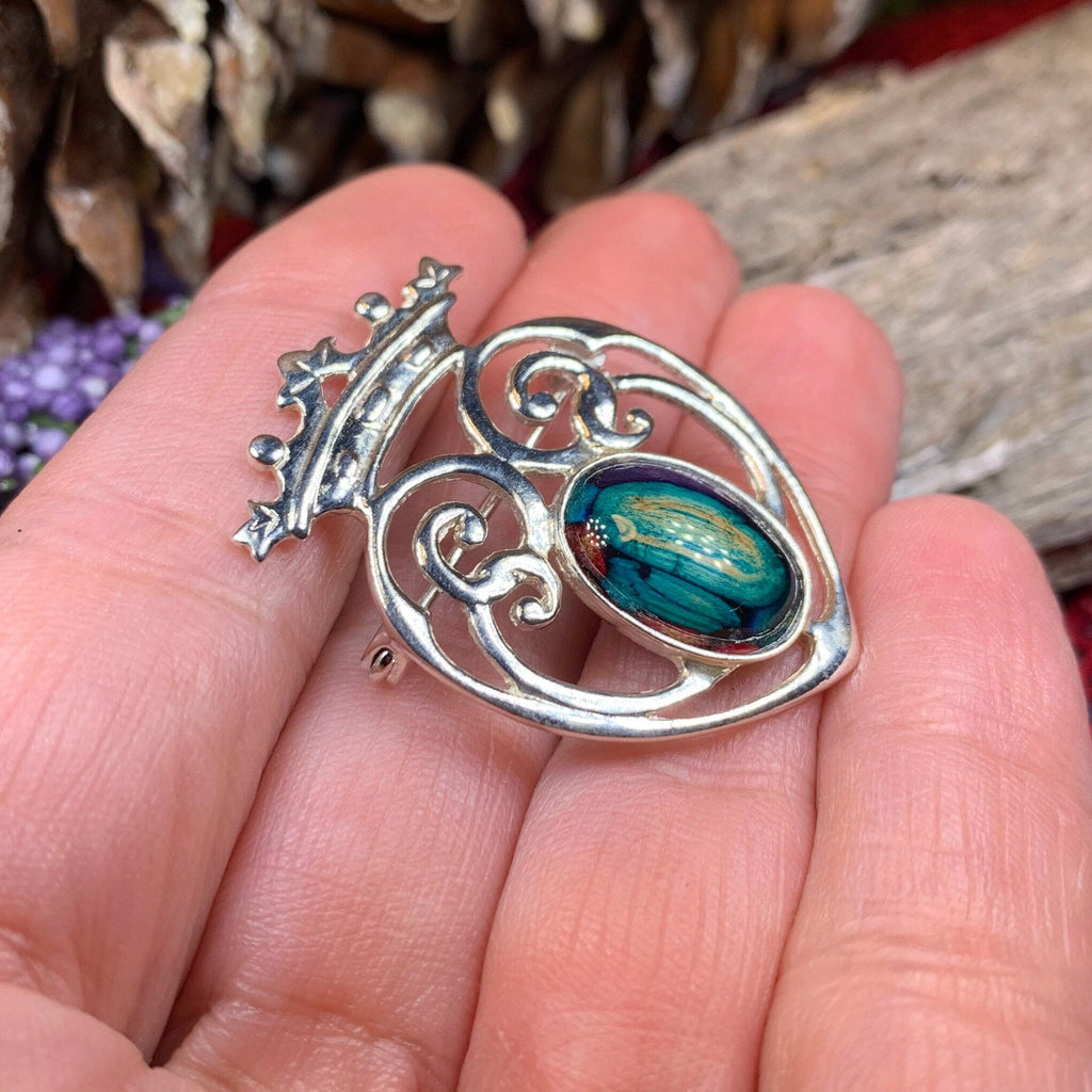 Heathergems Luckenbooth Brooch