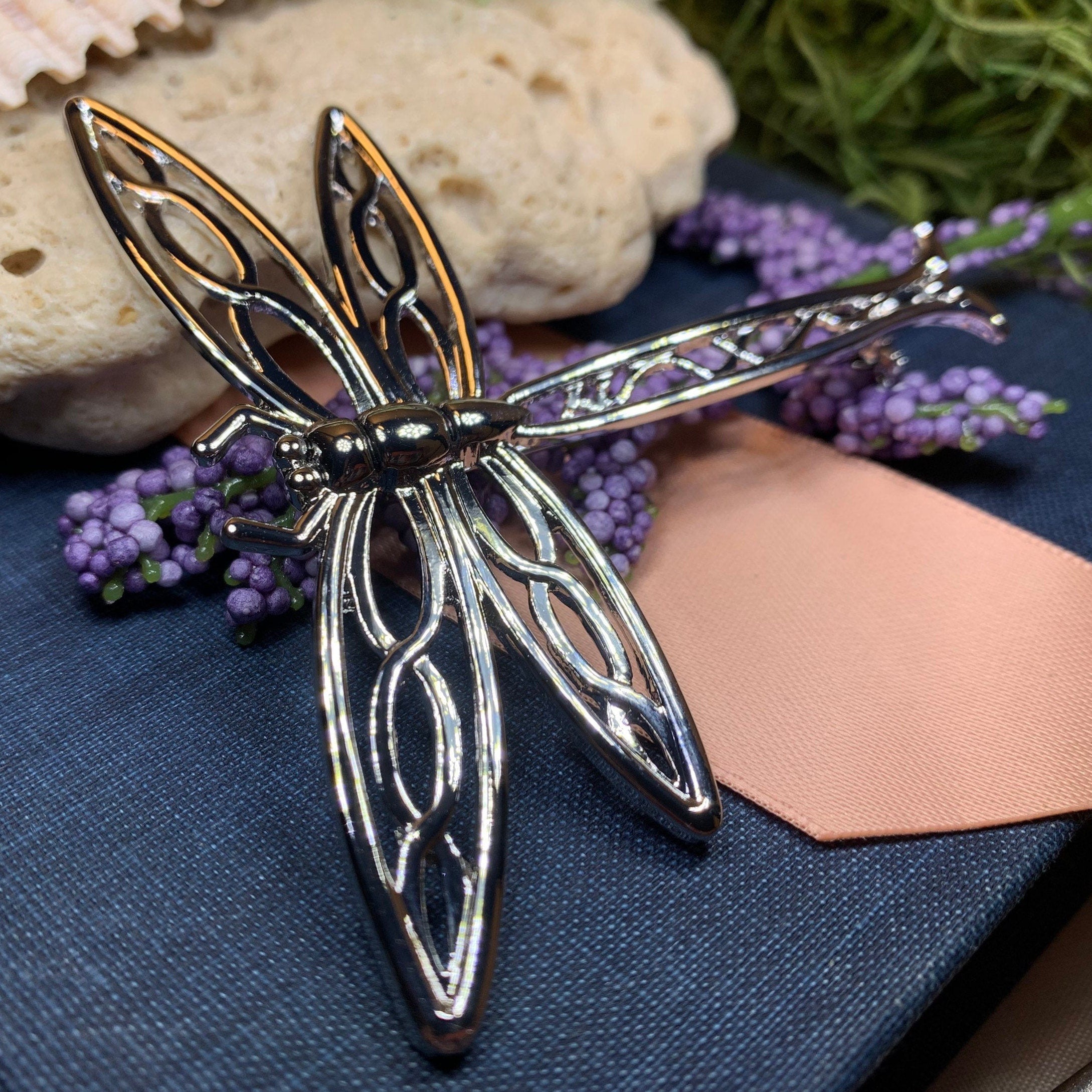 Celtic Dragonfly Brooch