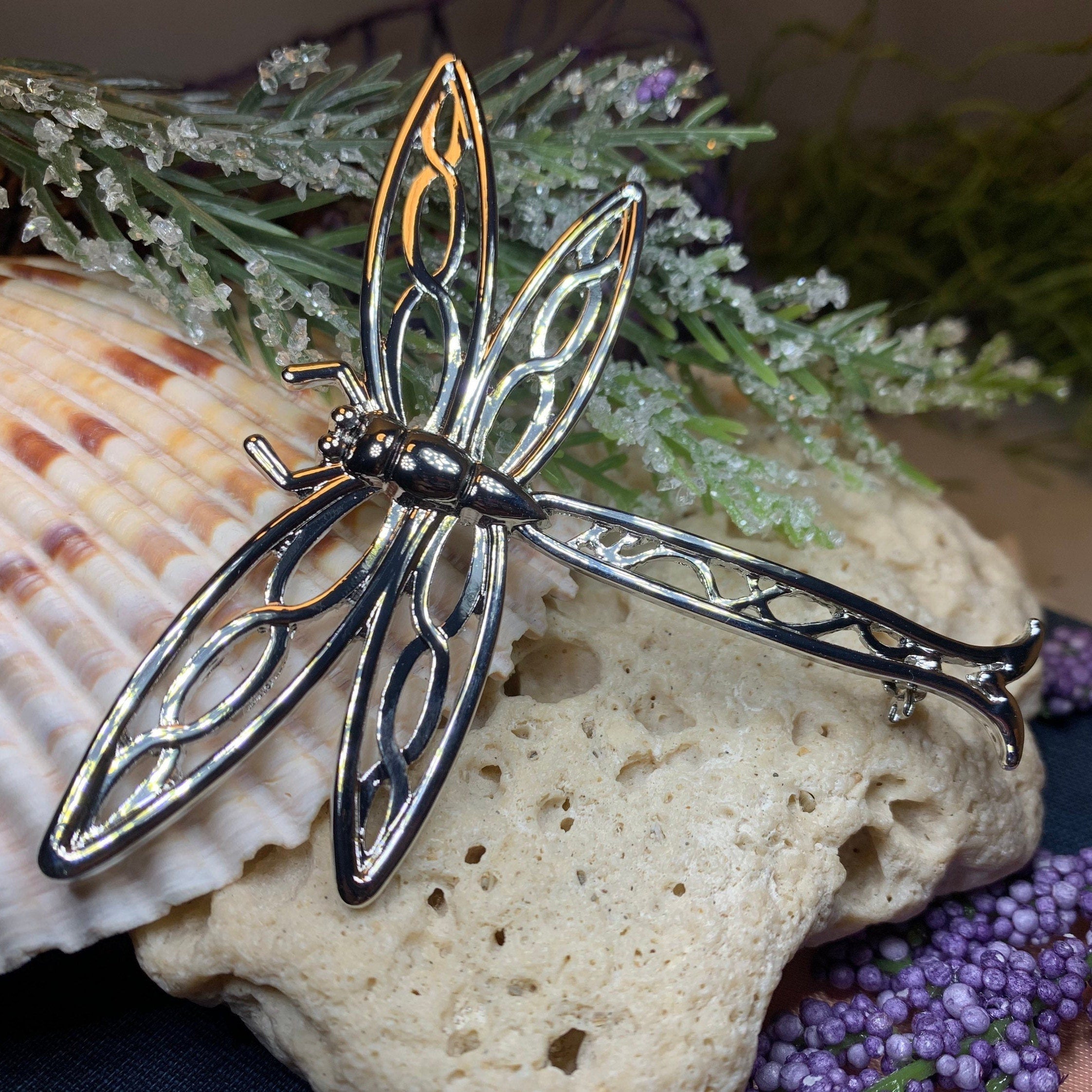 Celtic Dragonfly Brooch