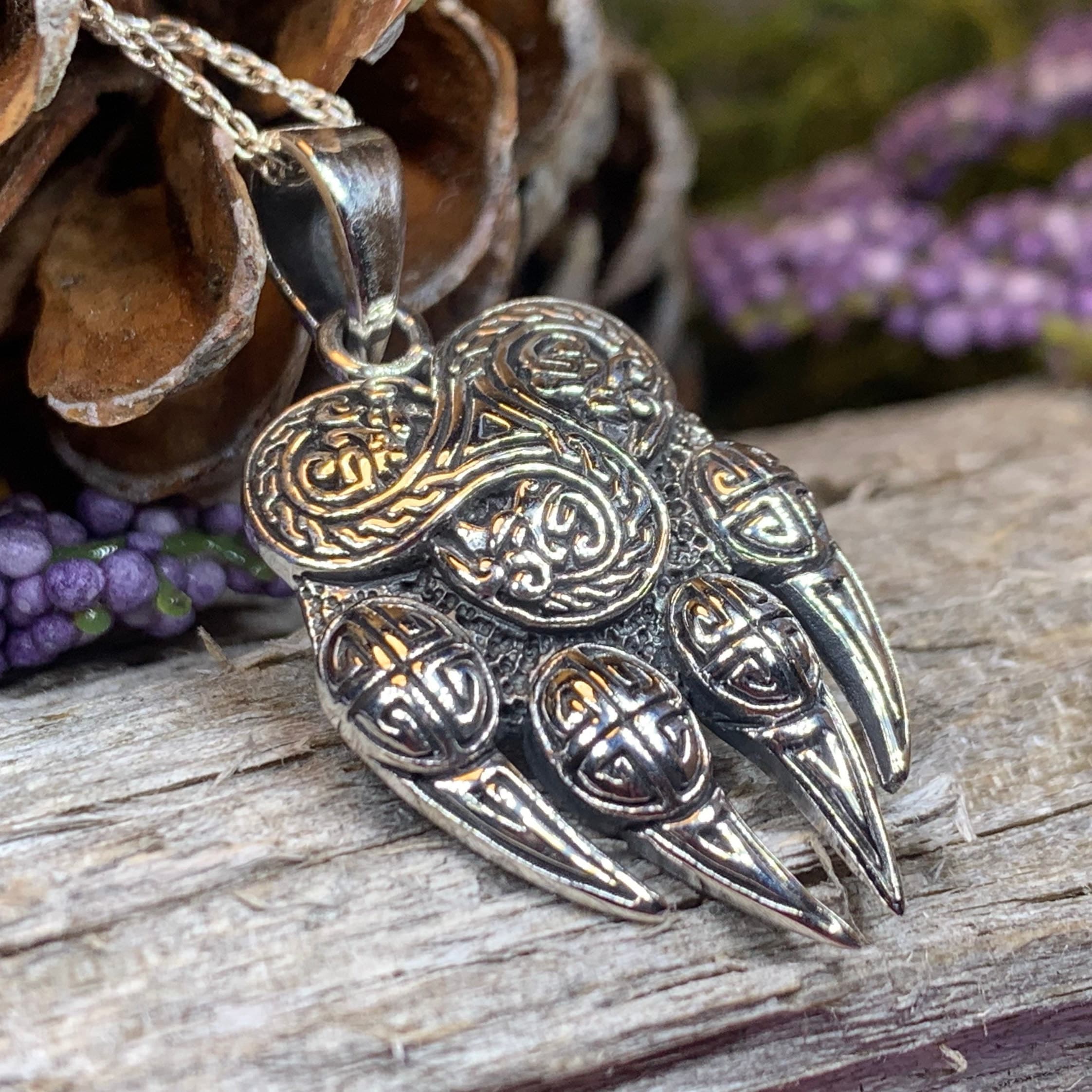 Mathan Celtic Bear Claw Necklace