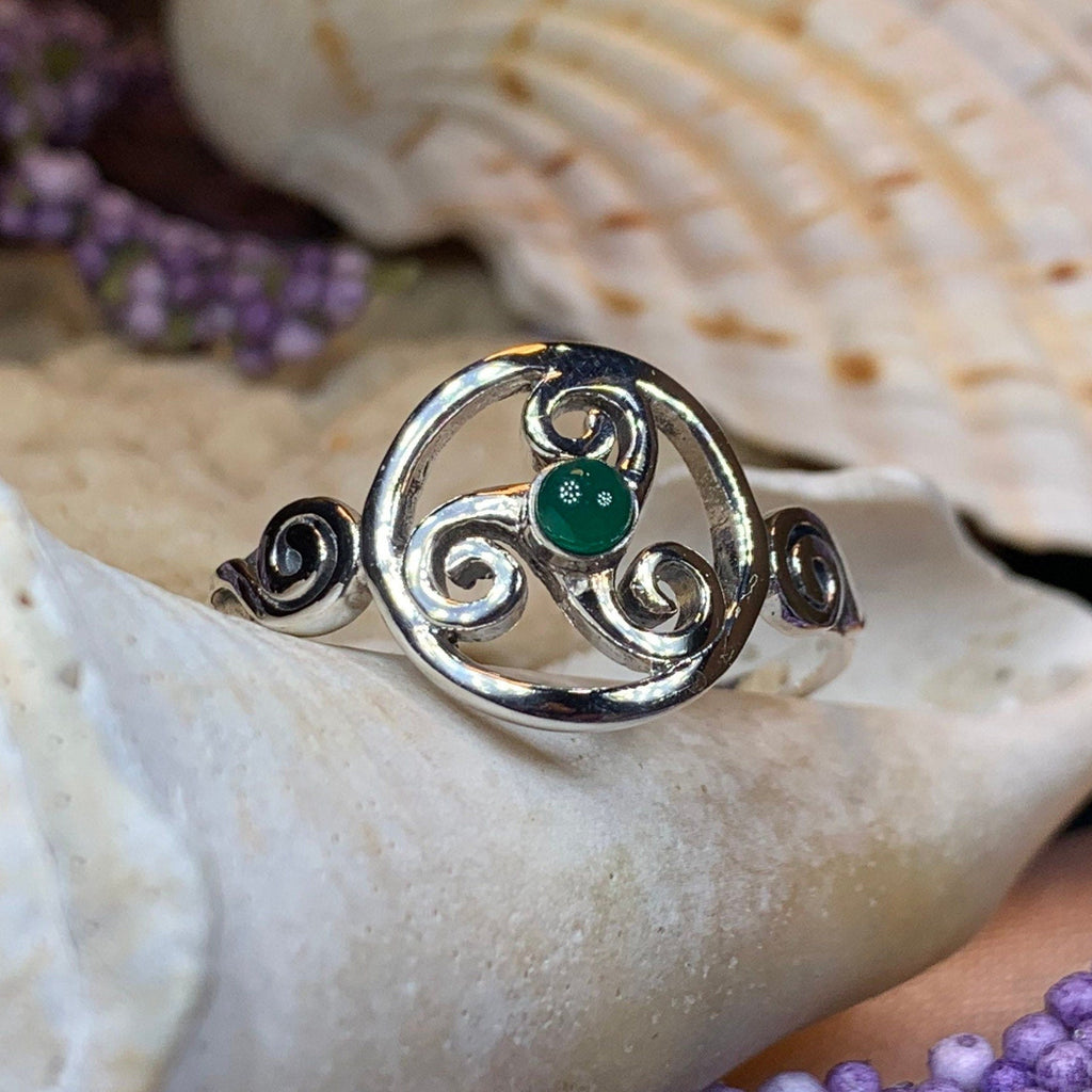 Amrita Celtic Spiral Ring