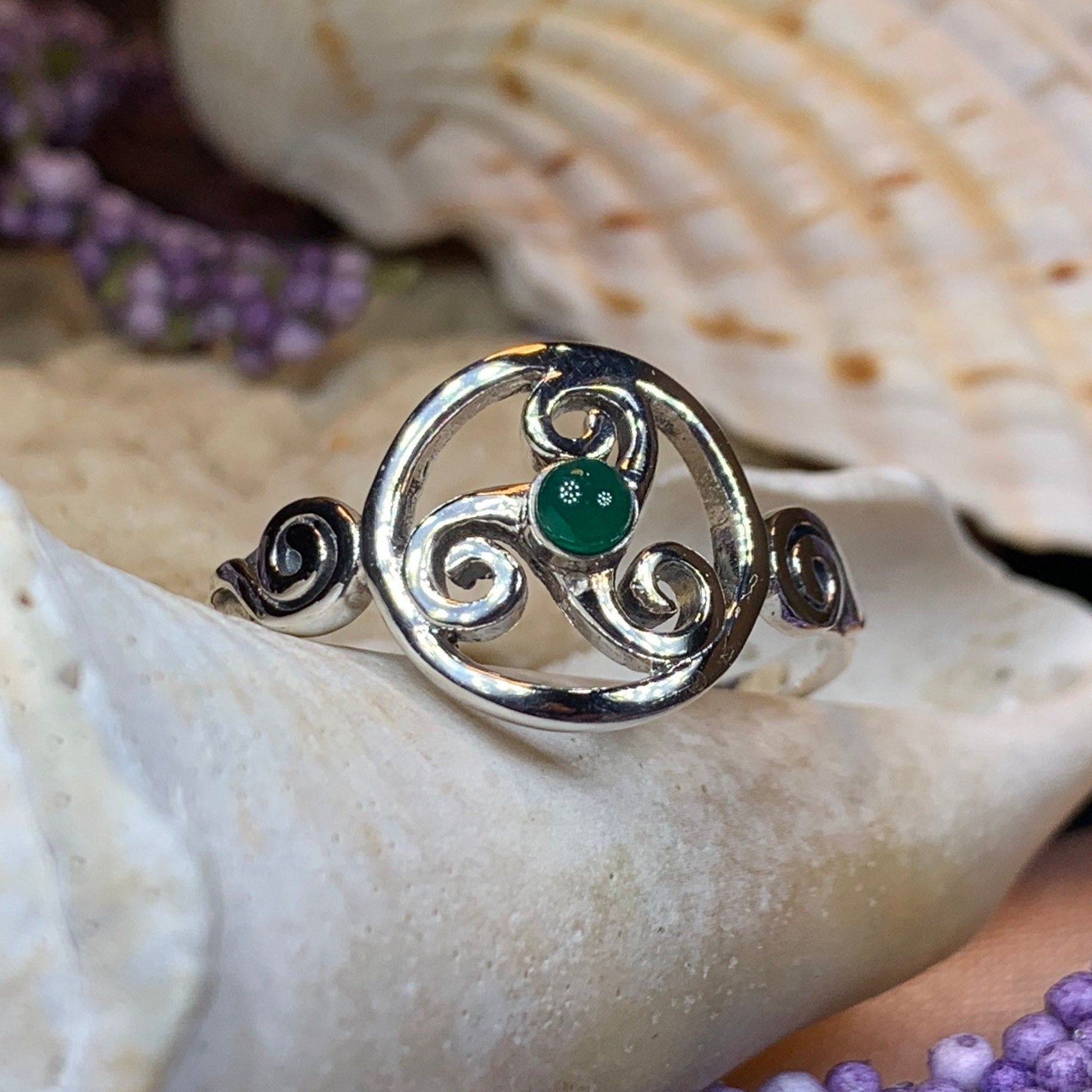 Amrita Celtic Spiral Ring