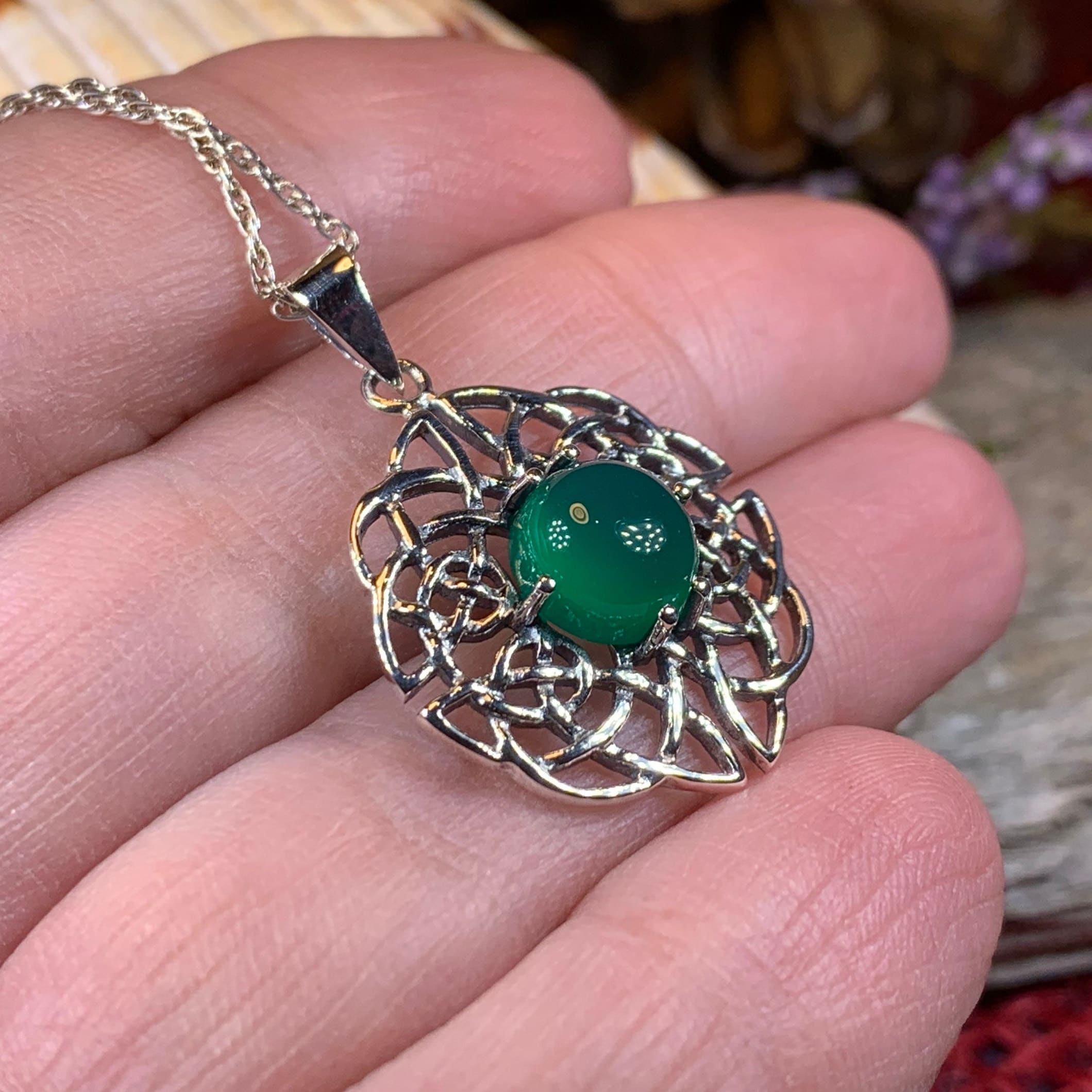 Elvenfire Celtic Knot Necklace