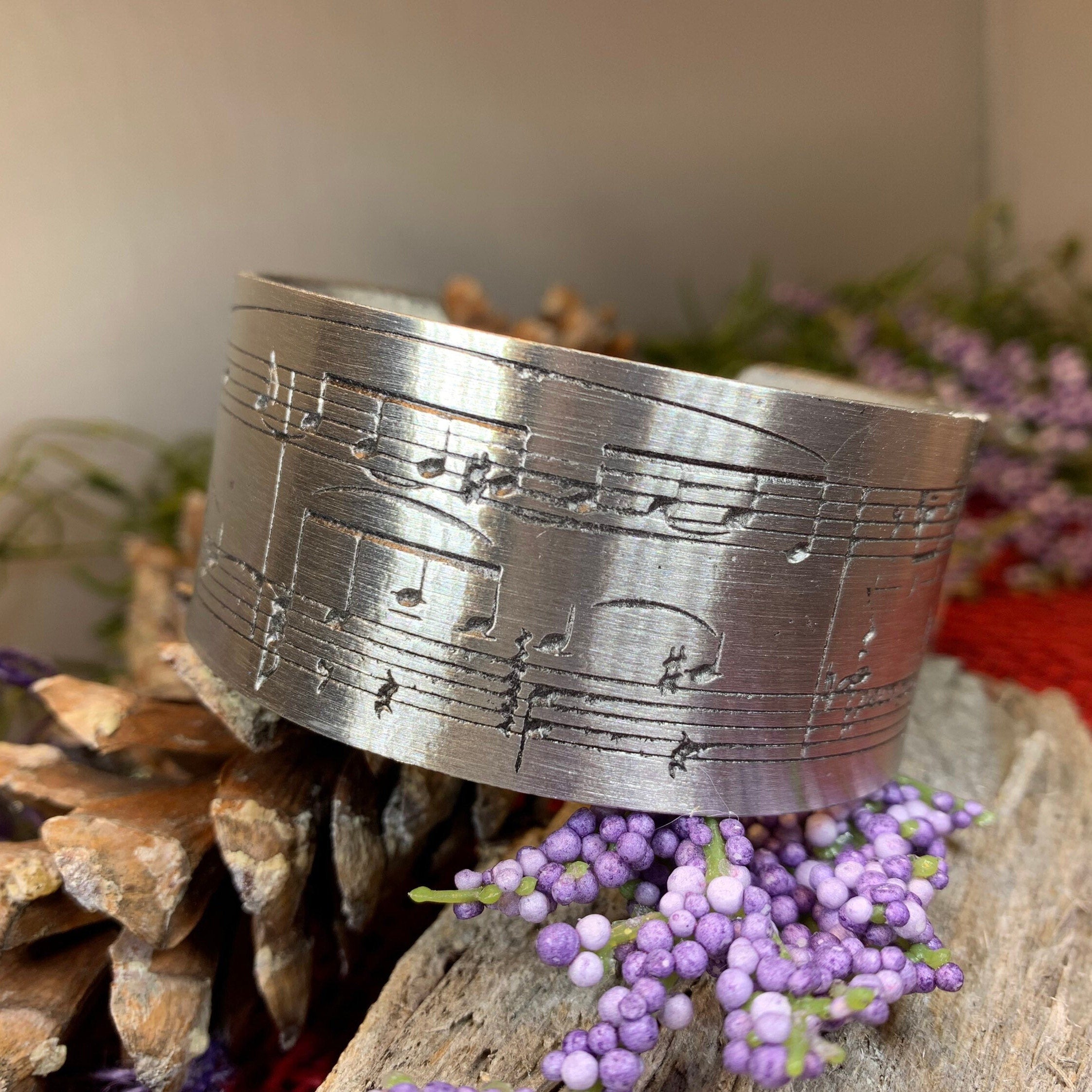 Opus Pewter Music Bracelet