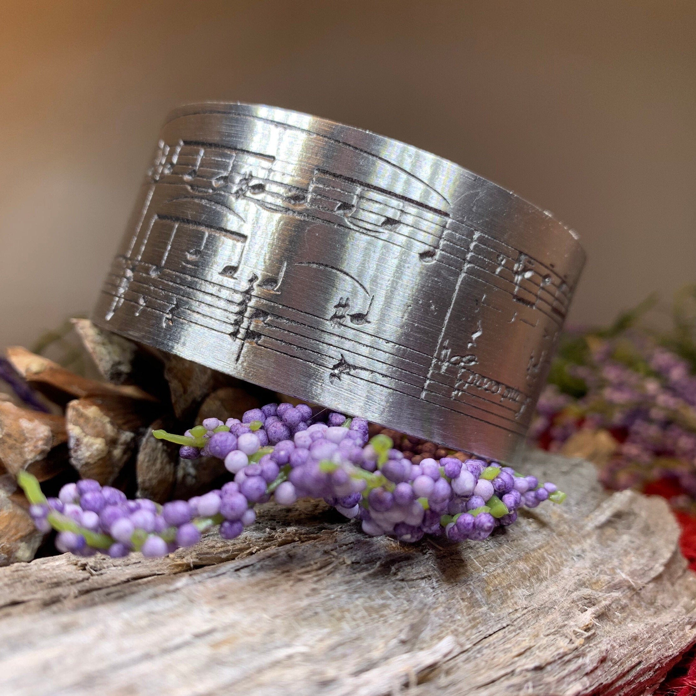 Opus Pewter Music Bracelet