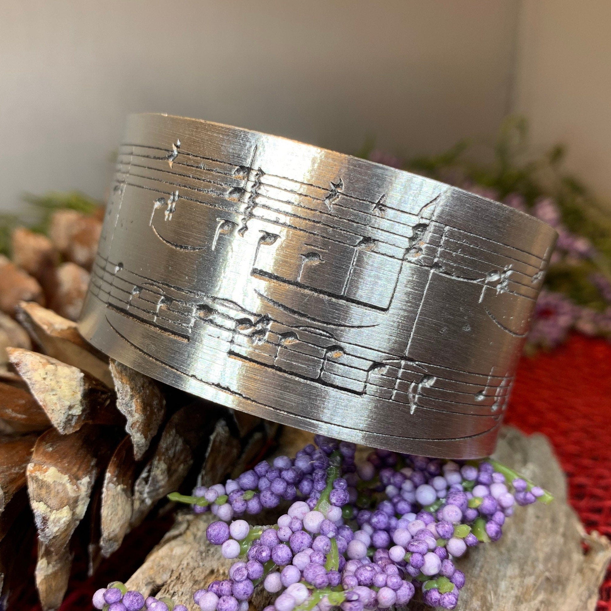 Opus Pewter Music Bracelet