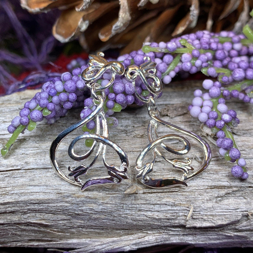 Bluebell Art Deco Earrings