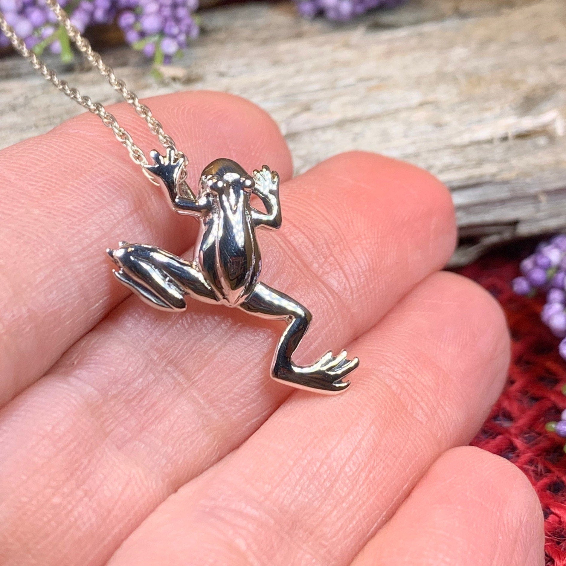 Jumping Frog Necklace