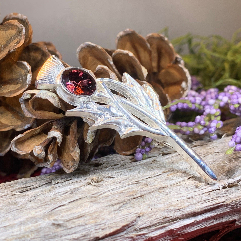 Purple Fields Thistle Pin