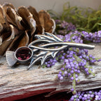 Purple Fields Thistle Pin