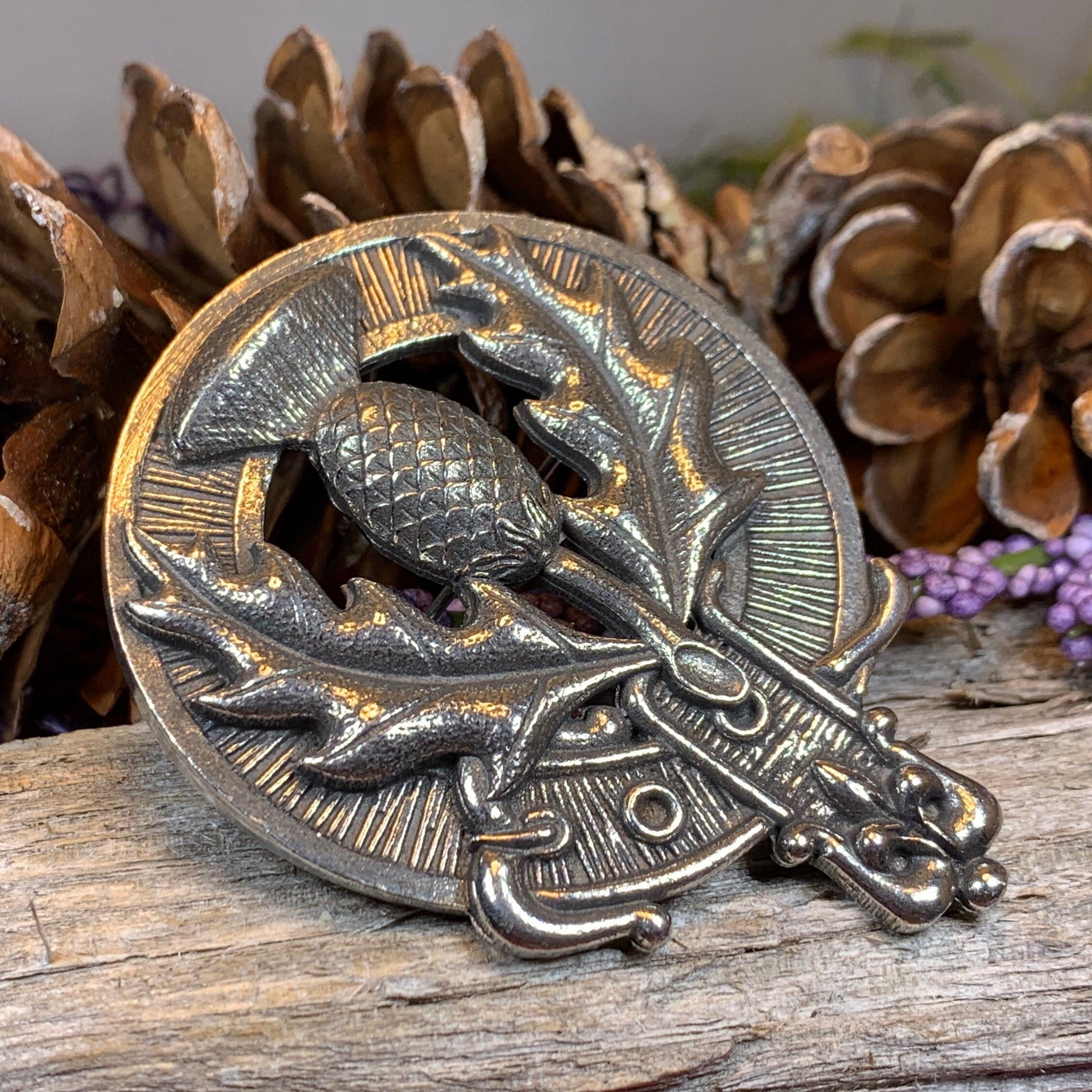 Caledonian Pride Thistle Brooch