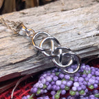 Celtic Double Infinity Necklace