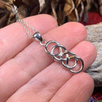 Celtic Double Infinity Necklace