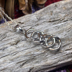Celtic Double Infinity Necklace