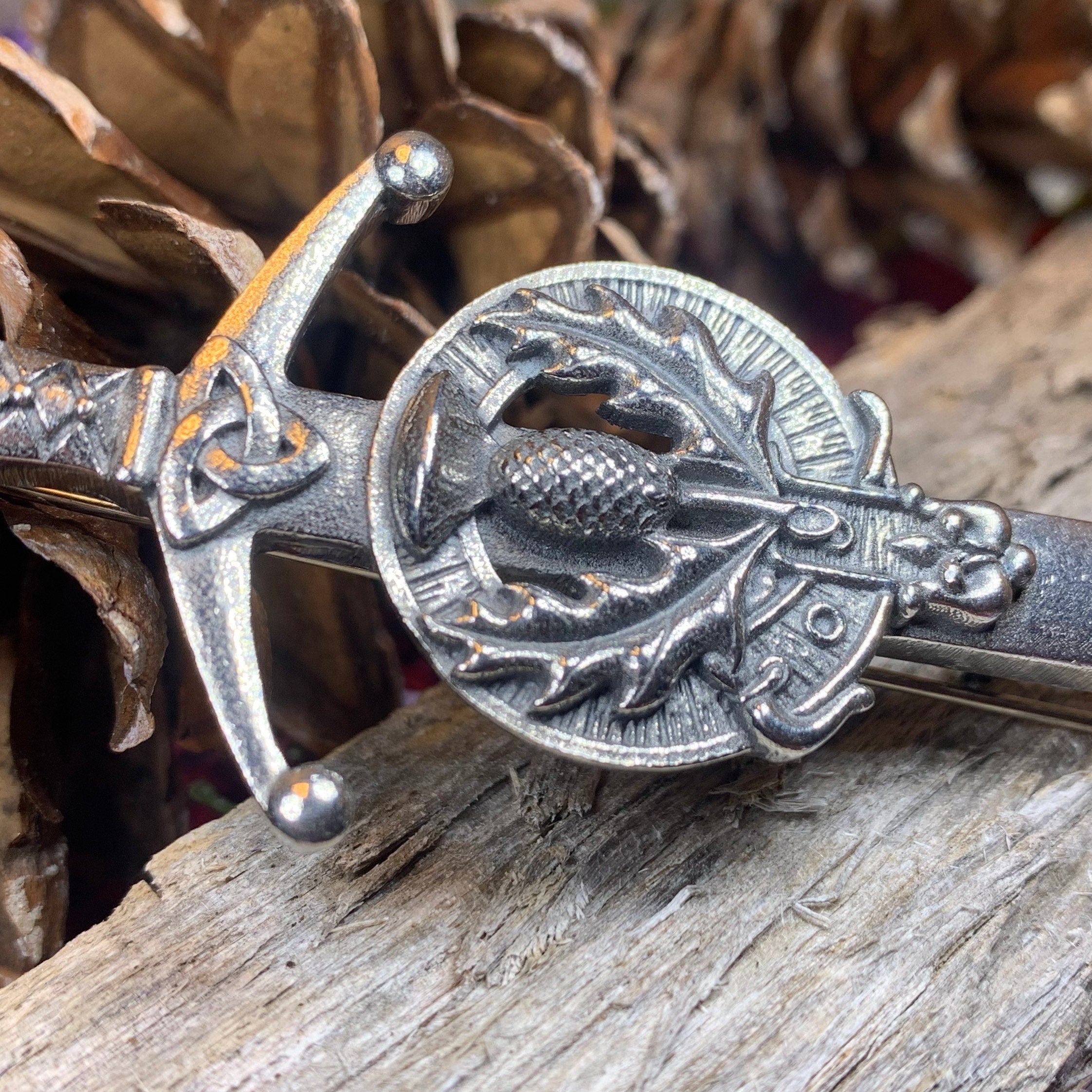Lomond Thistle Kilt Pin