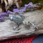Abalone Frog Necklace