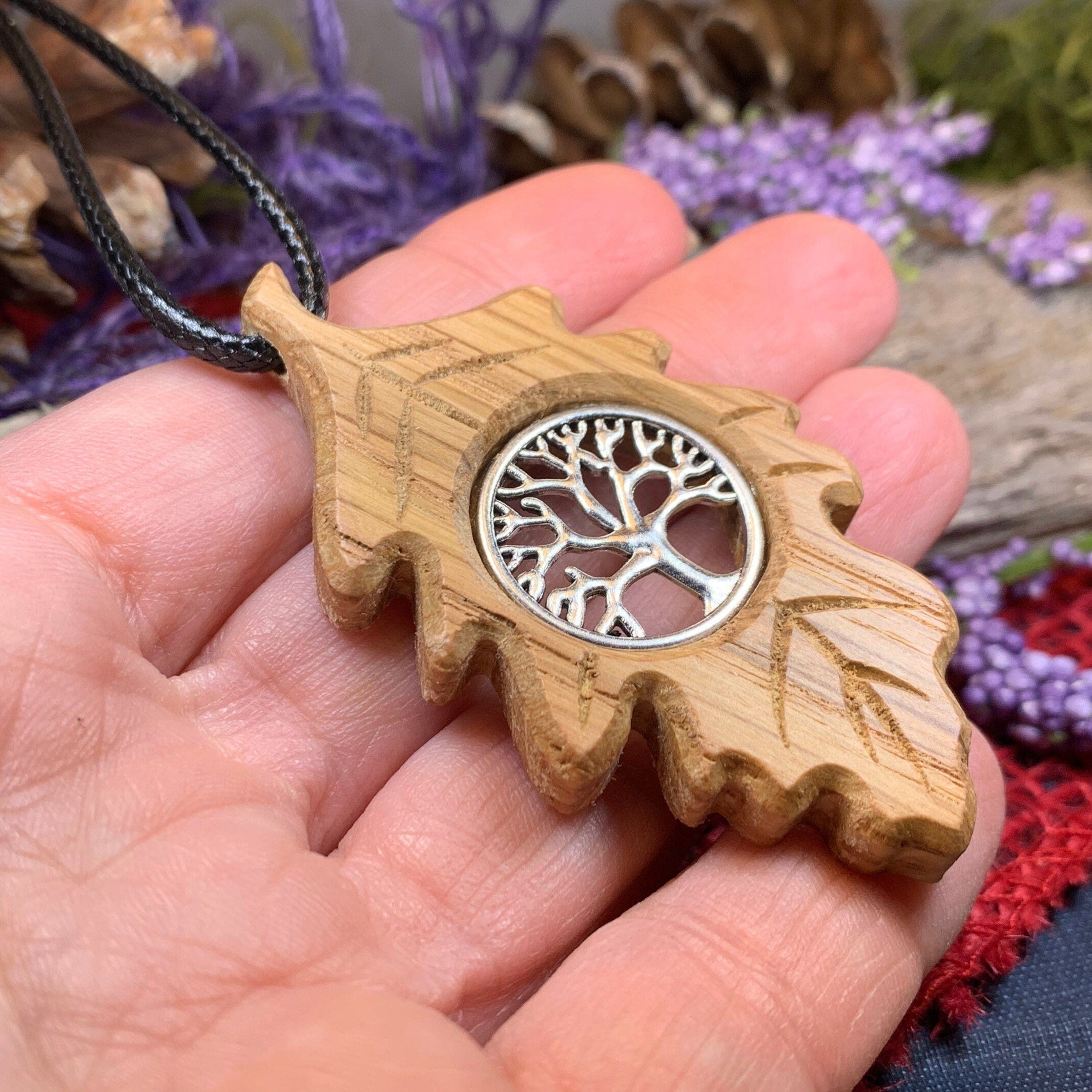 Weirwood Irish Oak Tree of Life Necklace