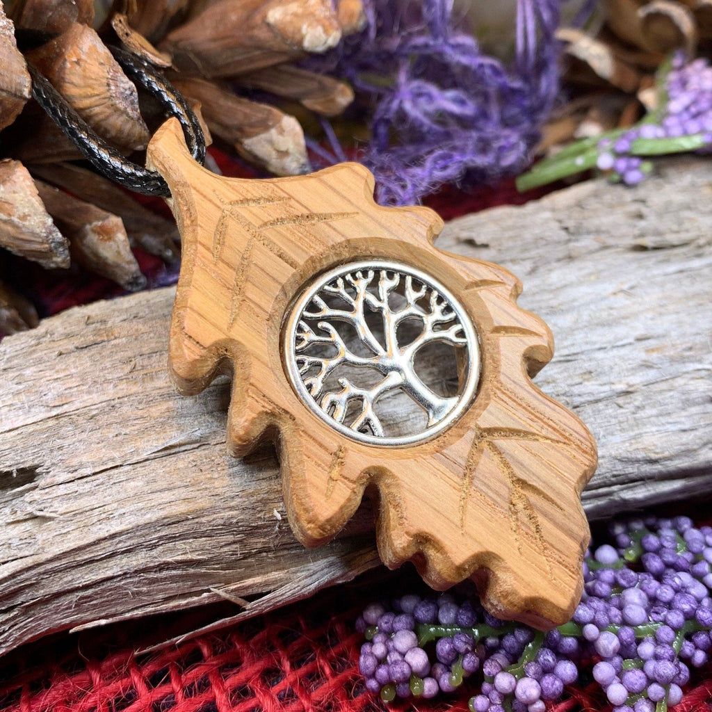 Weirwood Irish Oak Tree of Life Necklace