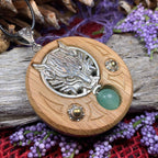 Iroko Forest Wolf Necklace