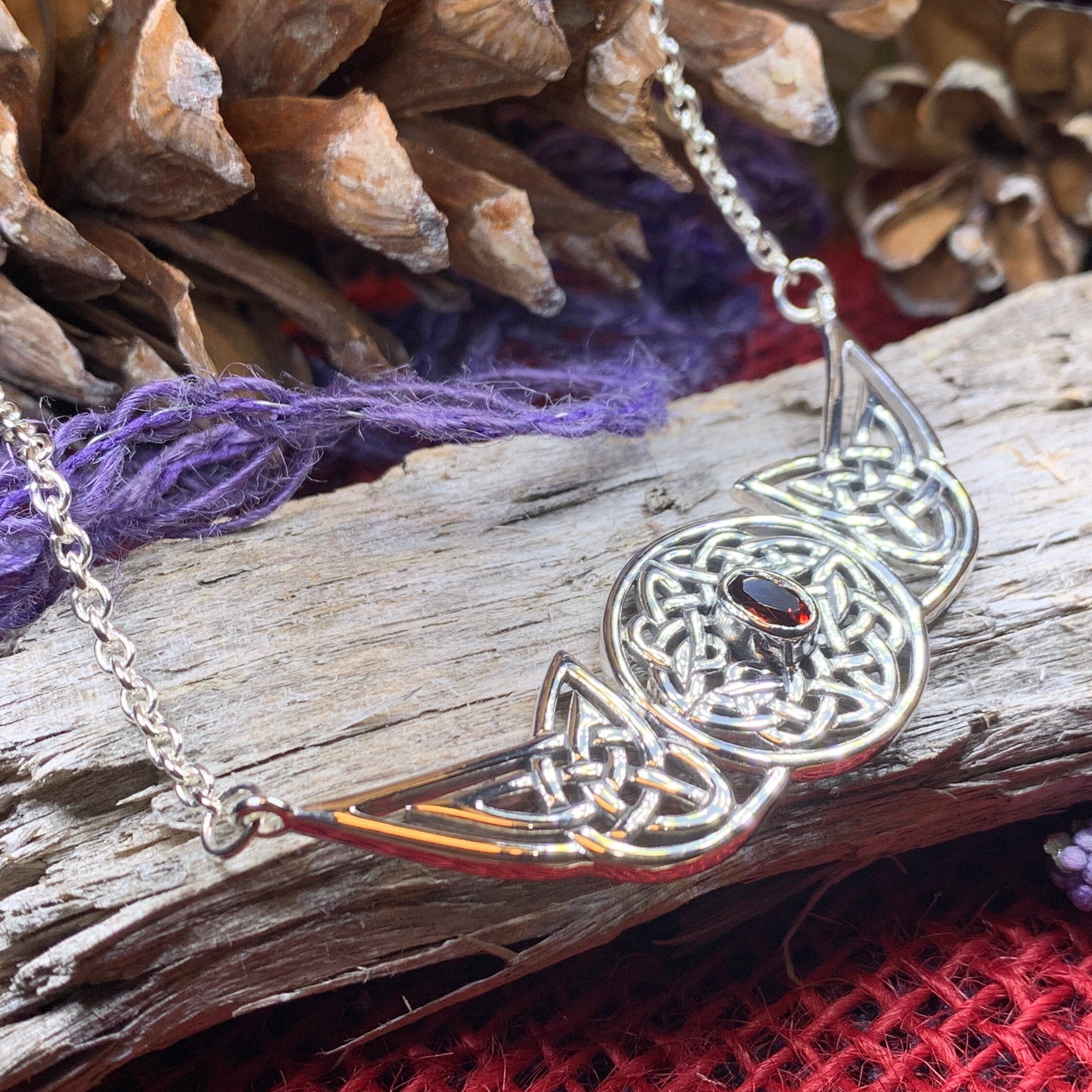 Glorious Celtic Wheel of Life Necklace