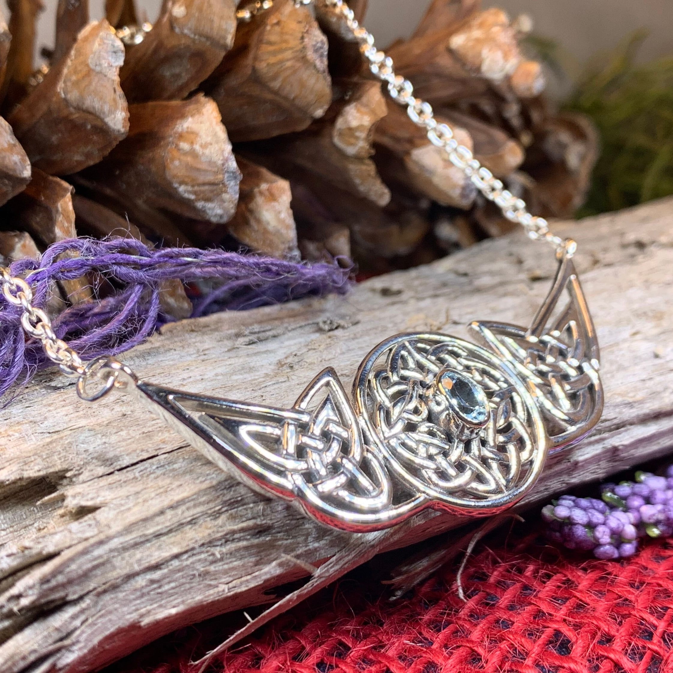 Glorious Celtic Wheel of Life Necklace