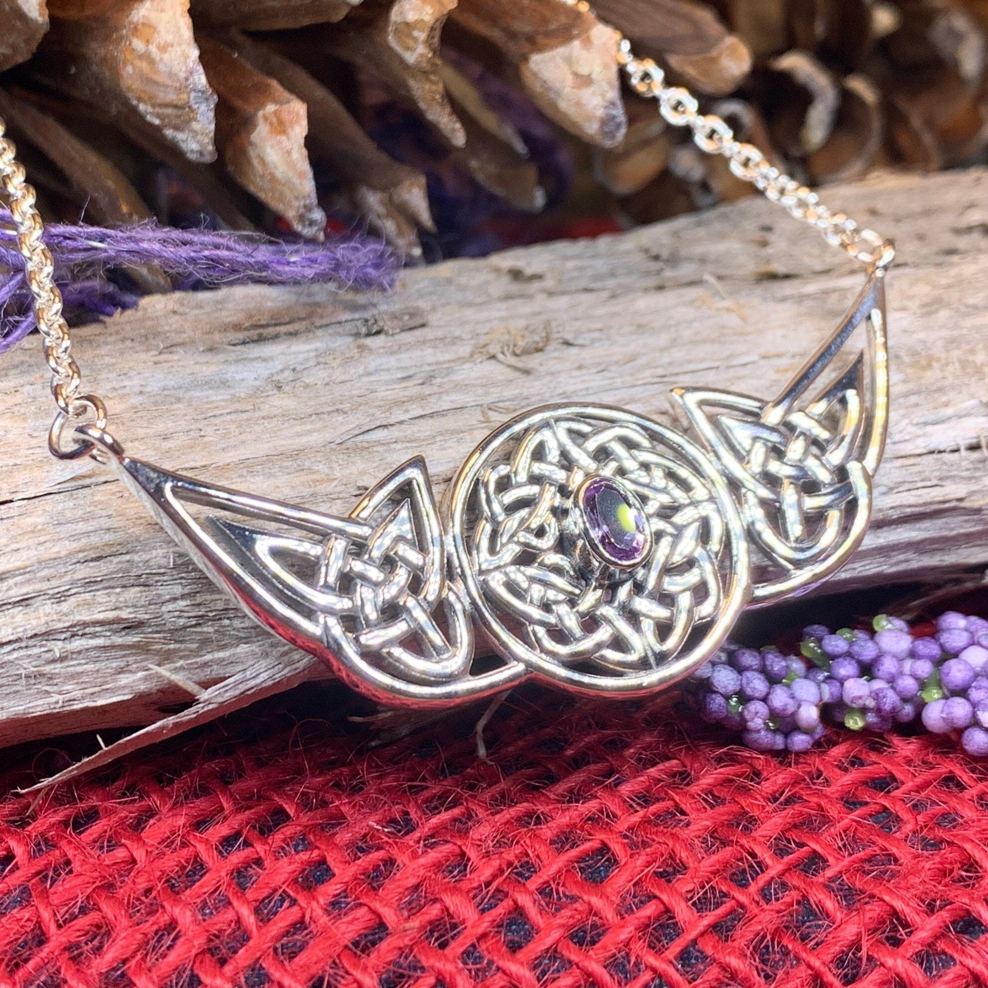 Glorious Celtic Wheel of Life Necklace