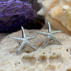 Satin Starfish Earrings