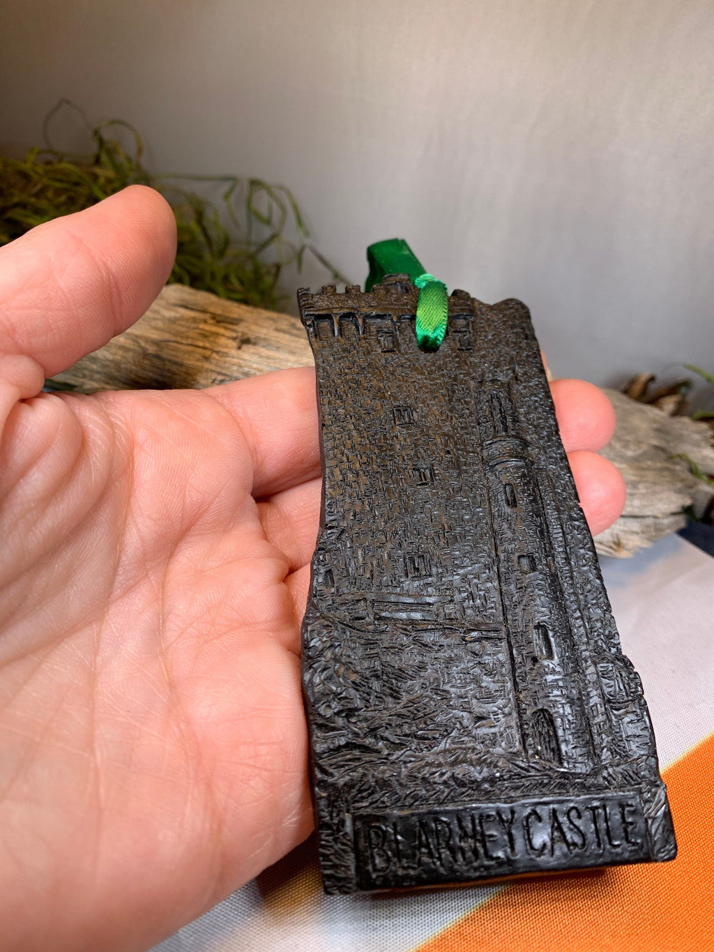 Irish Castle Turf Hanging Ornament