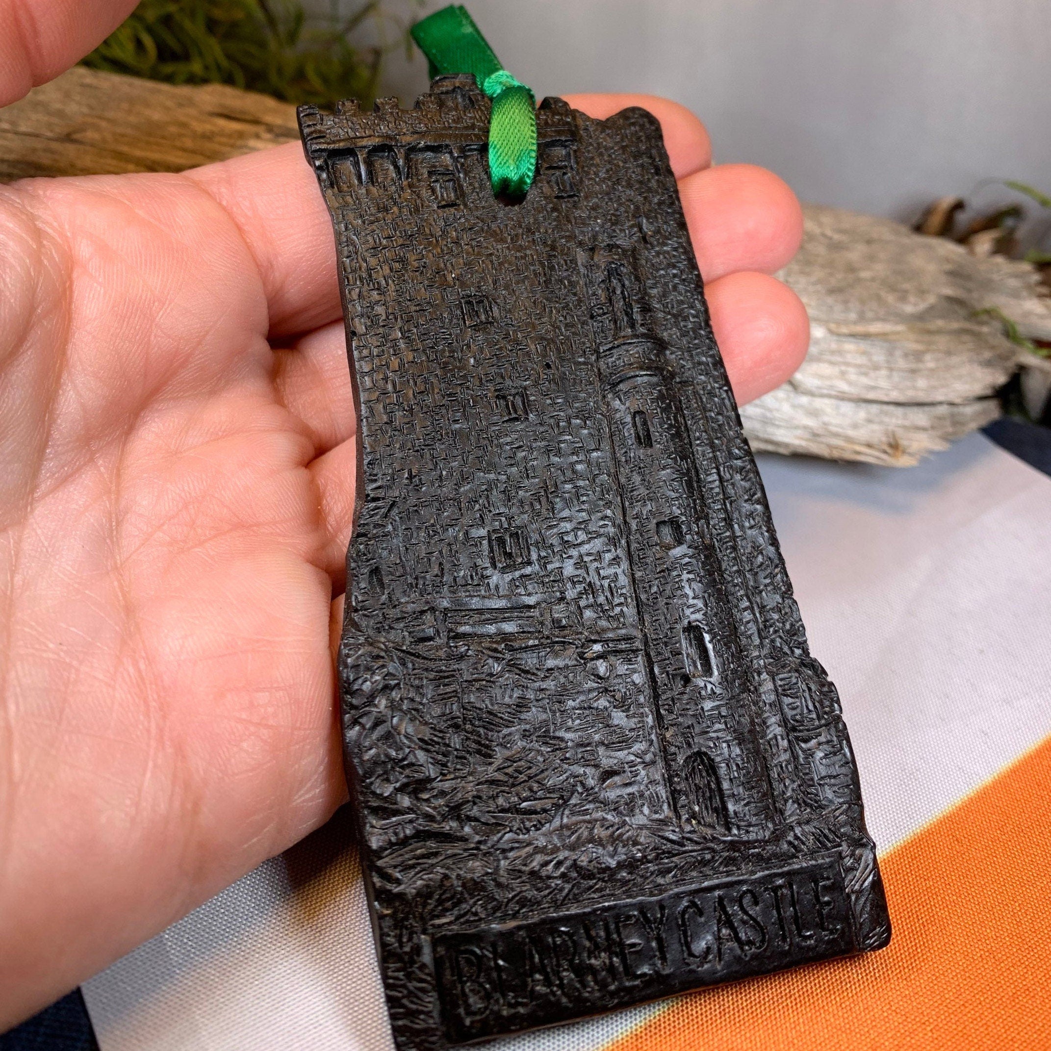 Irish Castle Turf Hanging Ornament