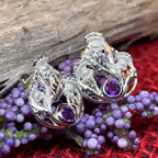 Cairn Baird Scottish Thistle Post Earrings