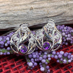 Cairn Baird Scottish Thistle Post Earrings