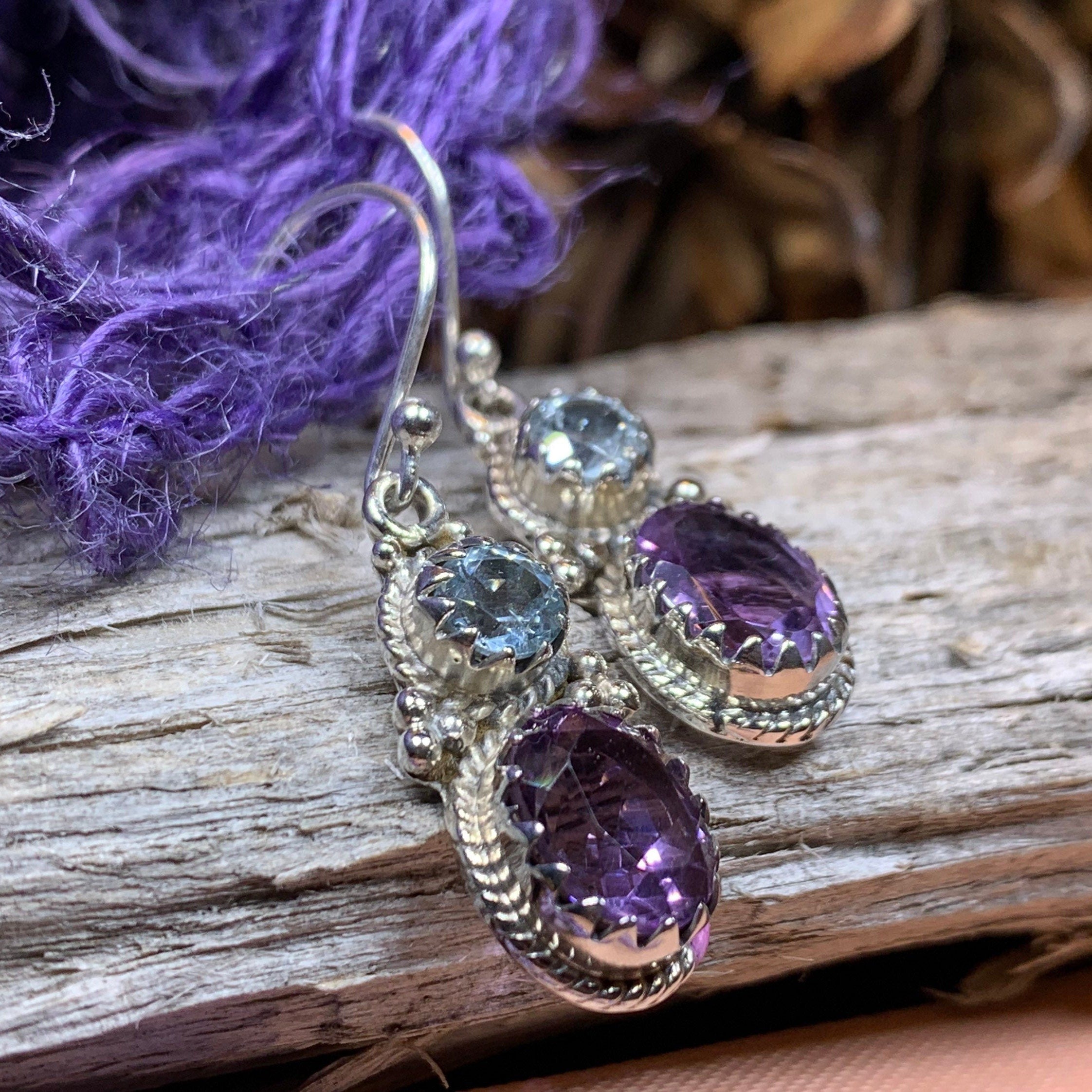 Amethyst Romance Earrings