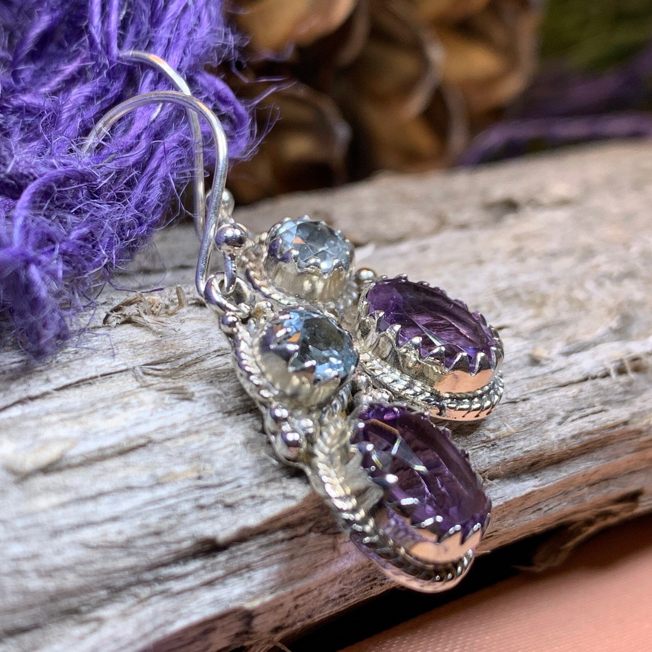 Amethyst Romance Earrings