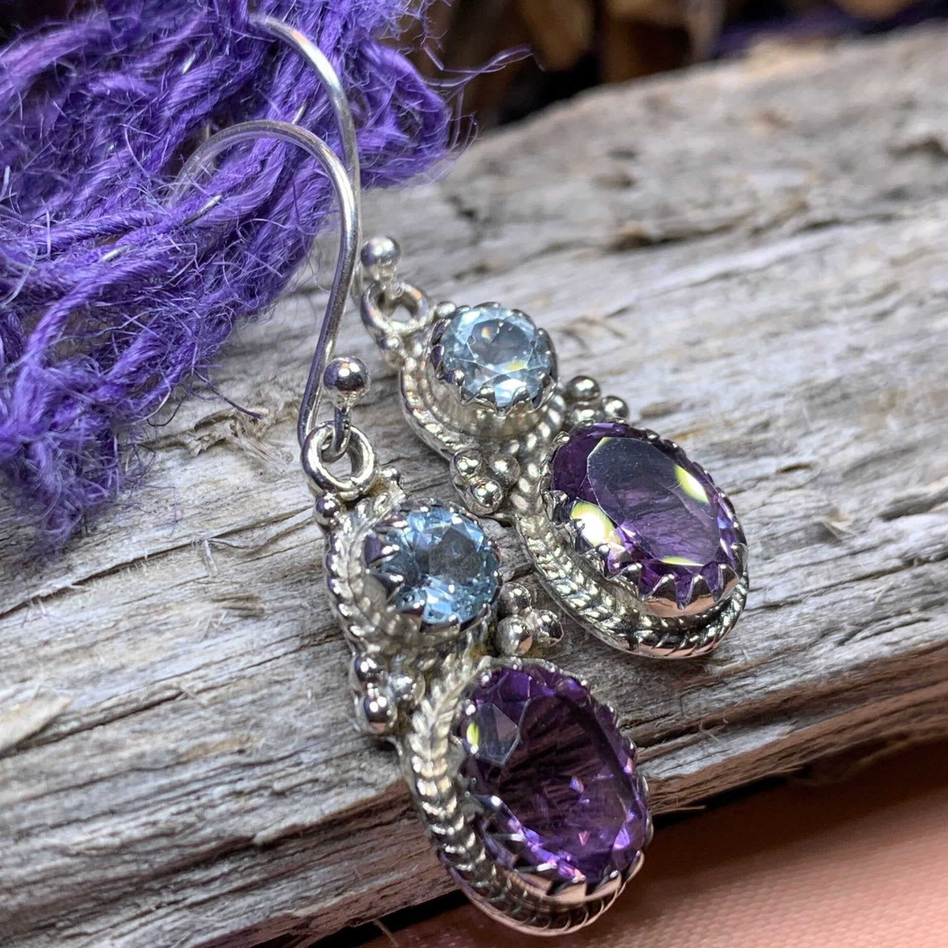 Amethyst Romance Earrings