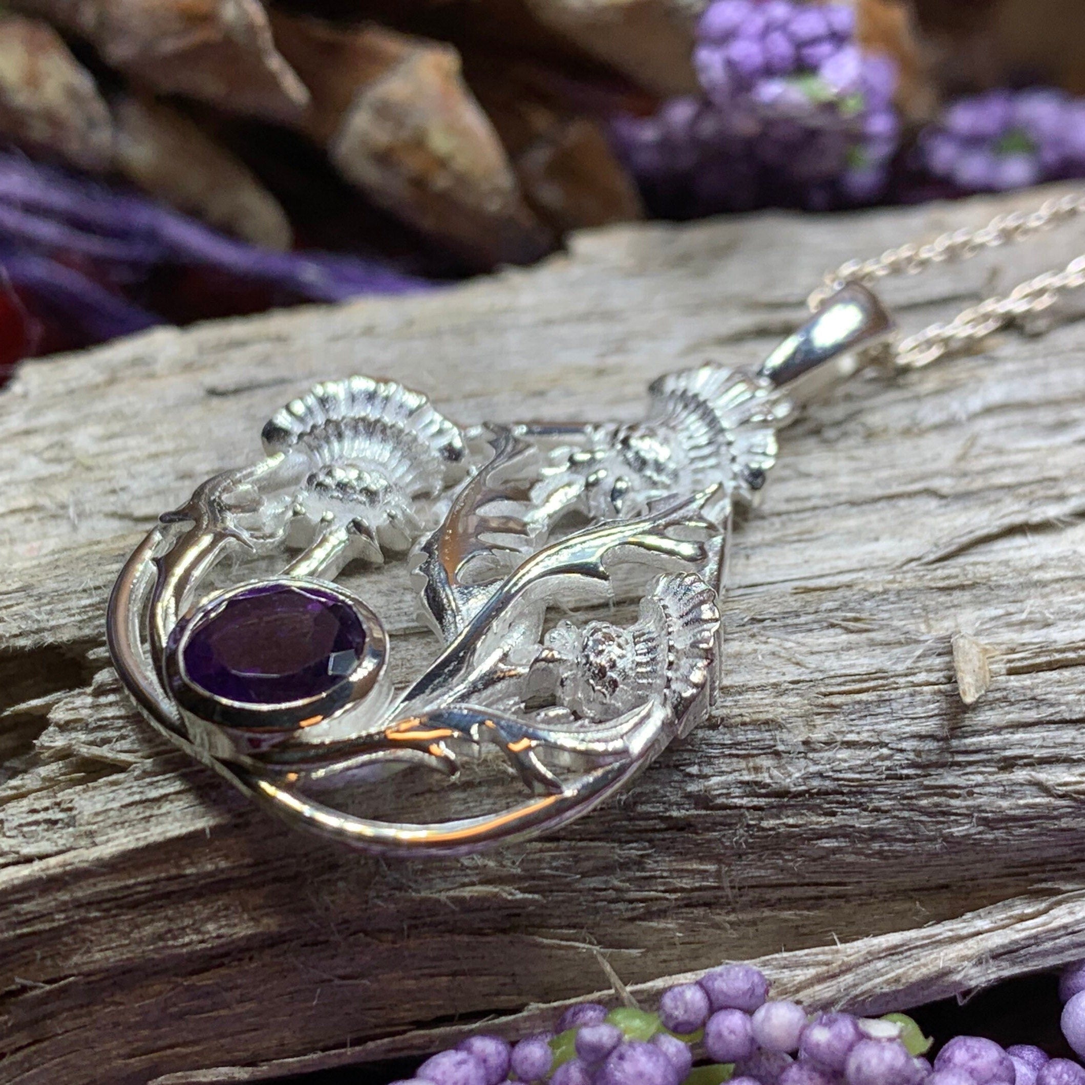 Cairn Baird Thistle Necklace