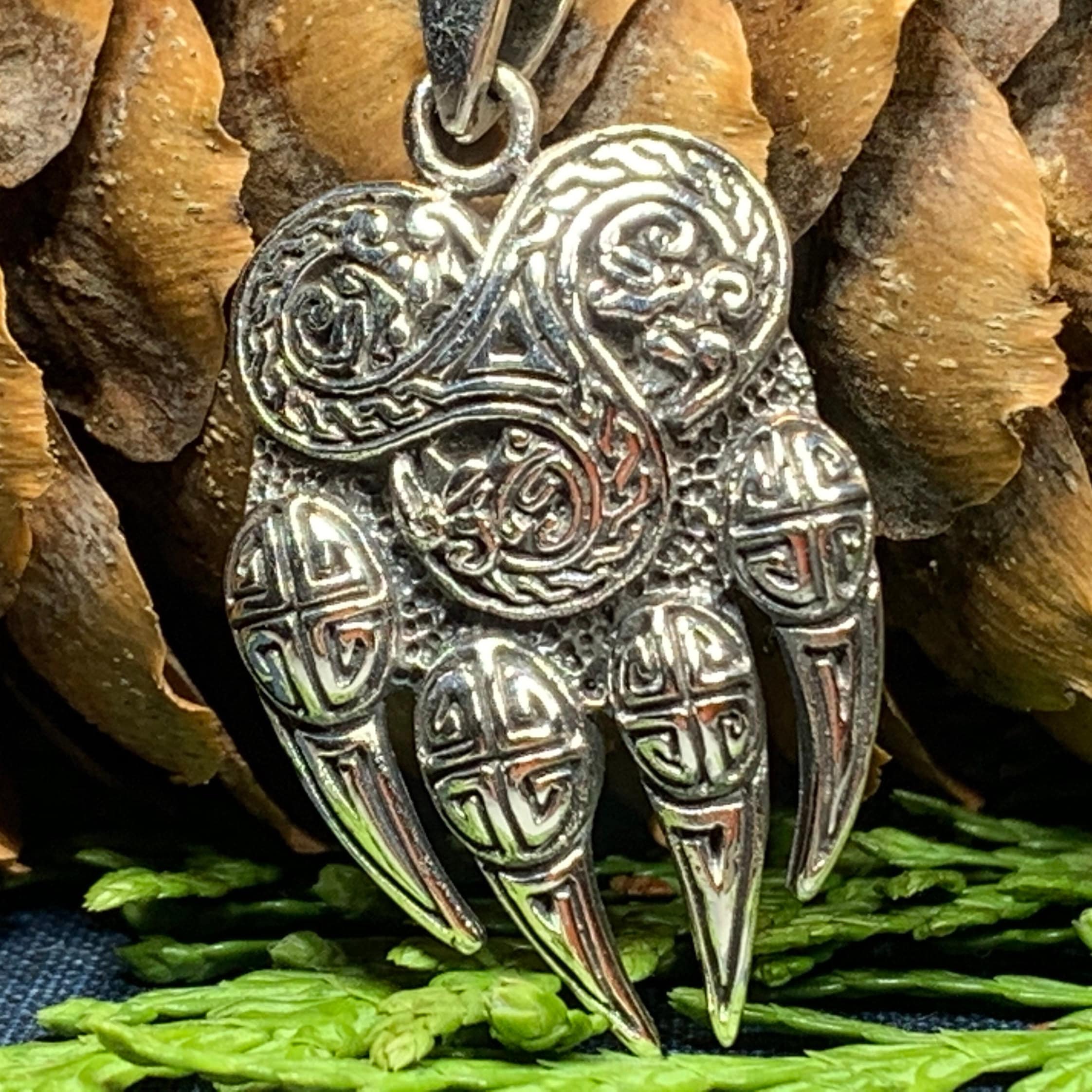 Mathan Celtic Bear Claw Necklace