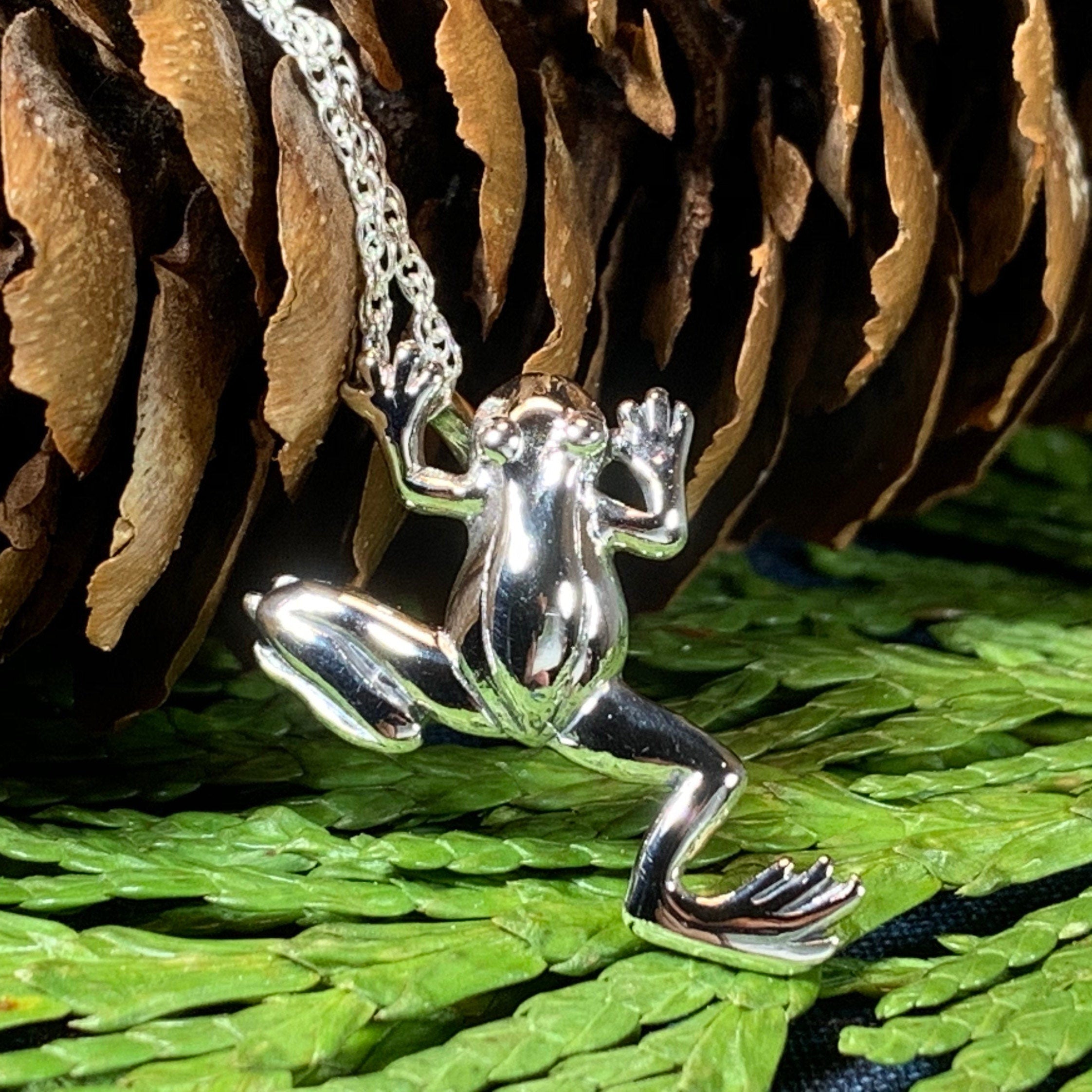 Jumping Frog Necklace