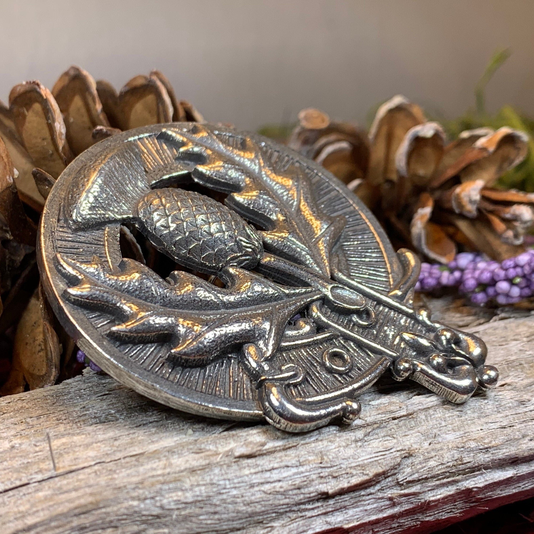 Caledonian Pride Thistle Brooch