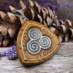 Hallglen Triple Spiral Necklace