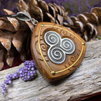 Hallglen Triple Spiral Necklace