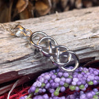Celtic Double Infinity Necklace