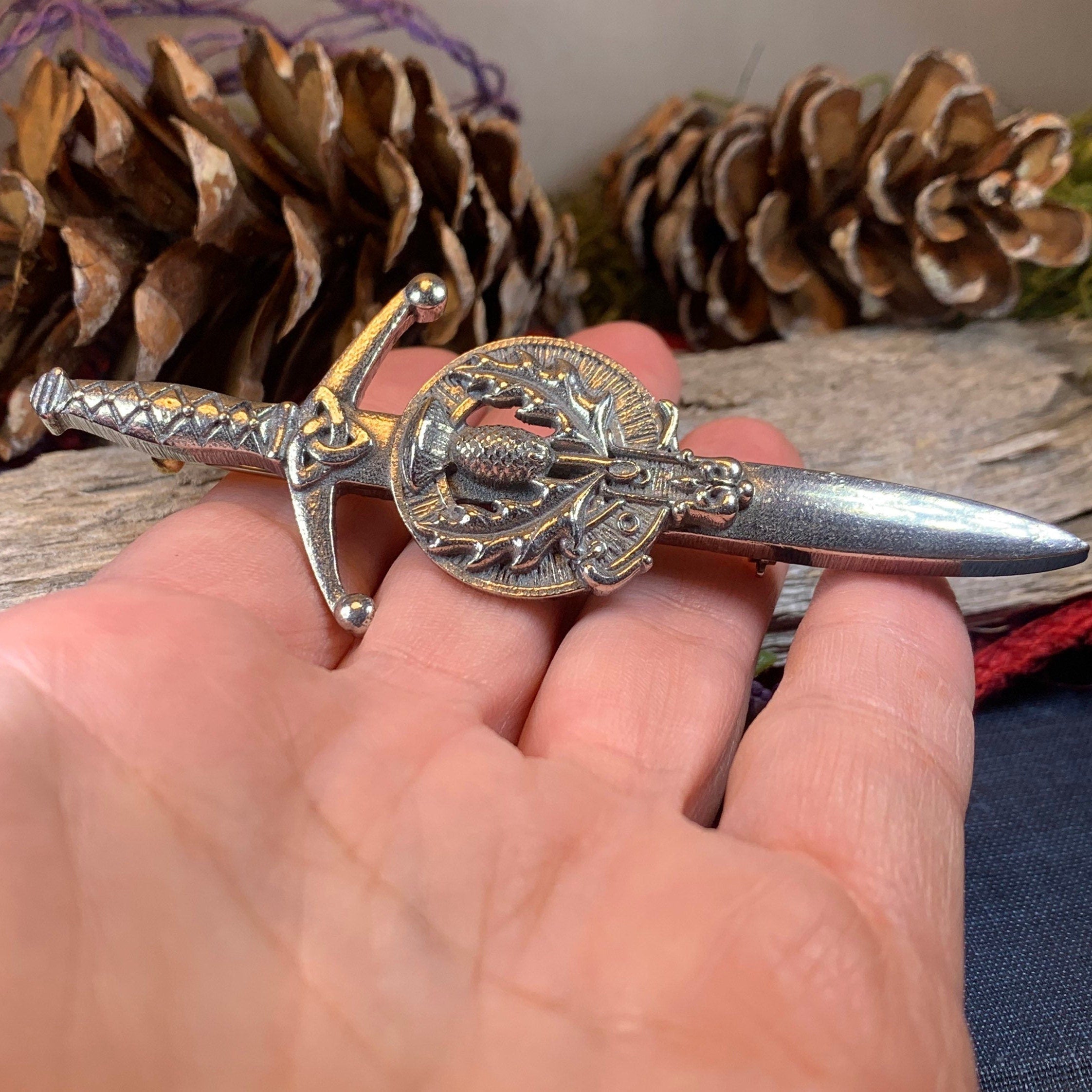 Lomond Thistle Kilt Pin