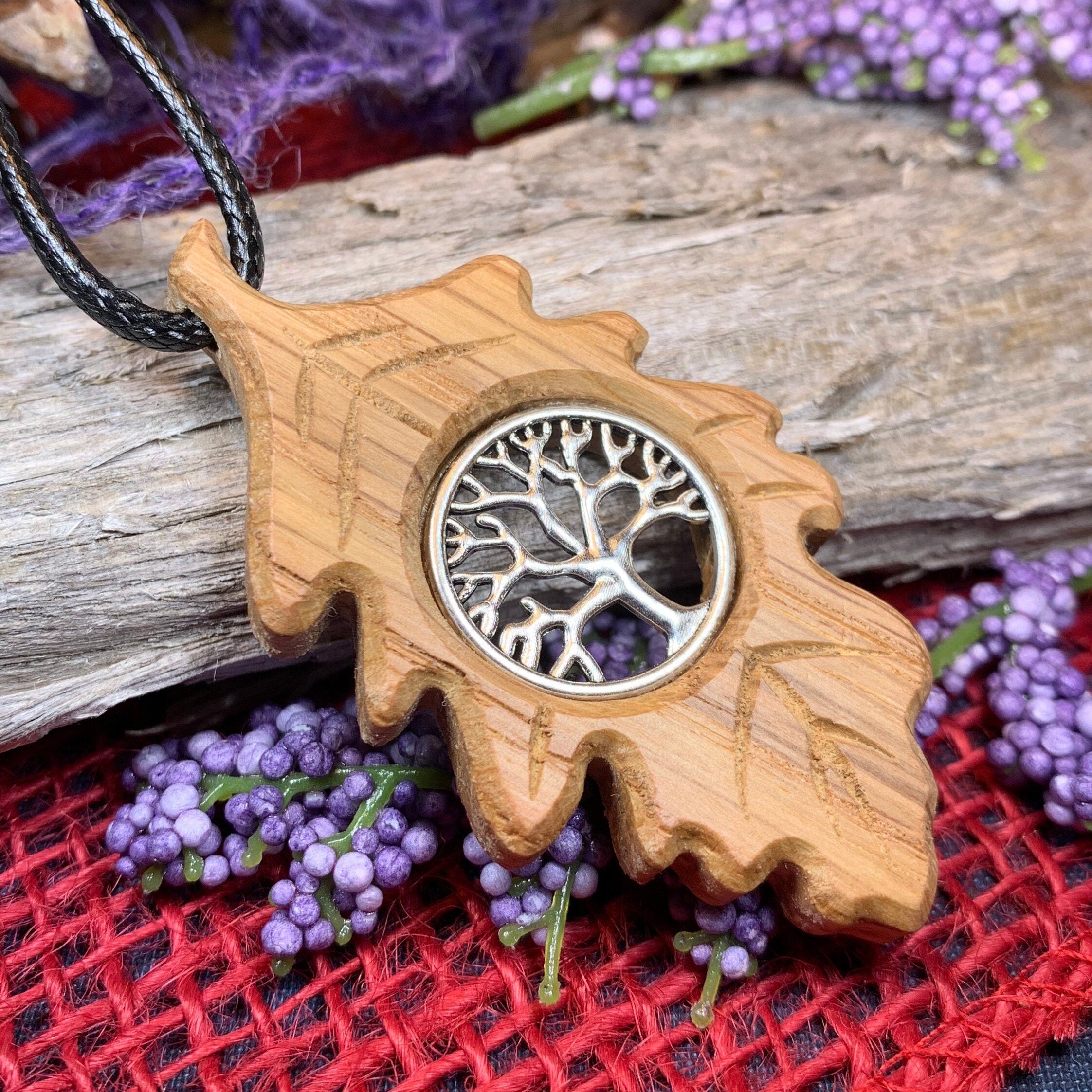 Weirwood Irish Oak Tree of Life Necklace