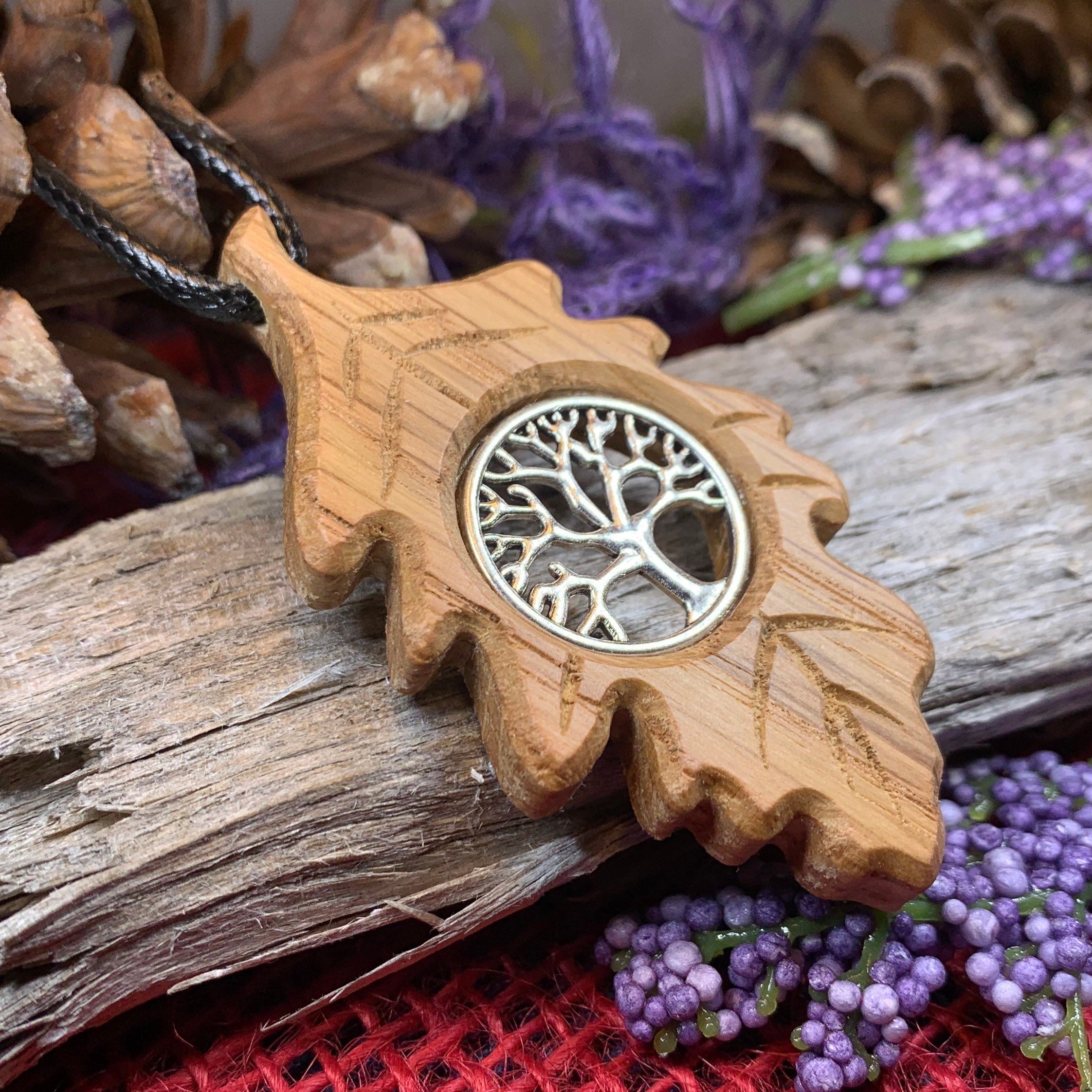 Weirwood Irish Oak Tree of Life Necklace