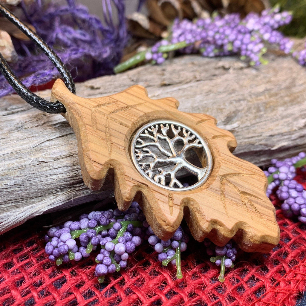 Weirwood Irish Oak Tree of Life Necklace