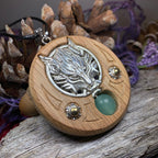 Iroko Forest Wolf Necklace