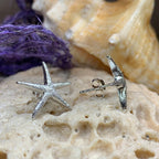 Satin Starfish Earrings